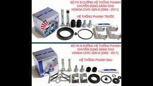 Bộ phụ kiện bảo dưỡng phanh cho Honda Civic Gen 8 Honda Civic 2006 - 2011