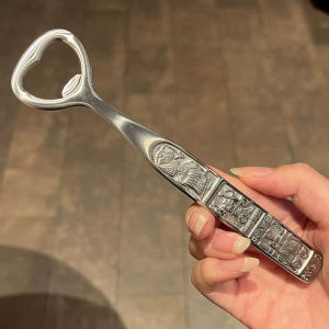 Exquisite and Creative Stainless Steel Beer Bottle Opener Bottle Screwdriver Thickened Cap Opener