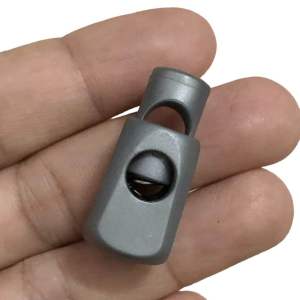 5 cái - Nút chặn nhựa hình khối tứ giác chắc chắn phủ tĩnh điện dùng trong áo khoácbalo rút giày cố định đầu dây