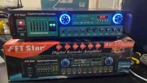 FT STAR Digital Karaoke Professional Mixing Amplifier With Equalizer(BT/FM/USB/SD) 400WX2 - AV-370PLUS