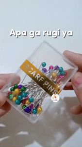 Jarum Pentul Hijab Jilbab Ukuran 1 1/2 inch / 15 inch PREMIUM