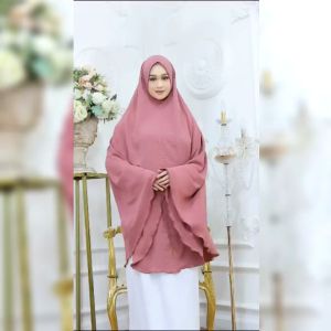 BISA COD Hijab Jumbo Non Pet Kode Piko Melingkar 5-XL Bahan Kringkel Premiium By Ory AjeZas Collect