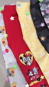 พร้อมส่ง กางเกงเด็ก (คละลายสี) ขนาดเด็กอายุ 6m-10y เลคกิ้งเด็กผู้หญิง เด็กผู้ชาย ลายและสีสดใสน่ารัก