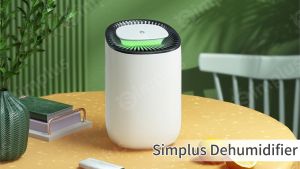 INSSA x Simplus Dehumidifier 300ml/Day 600ml Water Tank Dehumidification Air Purification Auto-shutoff 35 dB Low Noise Easy Operation Energy-saving Lite Dry-C1