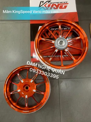 Mâm KingSpeed Vario / Mags Wheel KingSpeed dĩa 4 lỗ màu cam mới 100% 2900000 VND