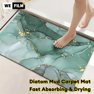 Thảm nhà vệ sinh mềm tảo cát bùn Mat hộ gia đình đồ trang trí phòng tắm thảm sàn thấm Nước Nhà Bếp ban công cửa chống trượt nhanh chóng làm khô Tấm lót chân