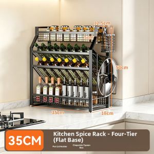 Multi-functional Seasoning Rack Multilayer