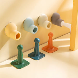 Self Adhesive Door Stopper Silicone Door Stop Silicone Wall Protectors Decorative Door Stops Door Stopper for Heavy Door Main Door