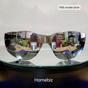 Action Eyewear รุ่น R68 Smoke Silverแว่นตานิรภัย แว่นกันแดด2020 แว่นตากันUV แว่นกันแดดผู้ชาย แว่นตาผู้ชาย Action Eyeware แถมฟรี ซองผ้าใส่แว่น