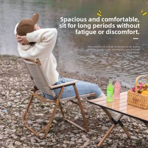 LINSI | Outdoor Foldable Camping Kermit Chair High Carbon Steel