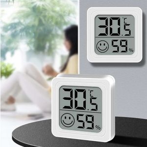 Mini LCD Digital Thermometer Hygrometer With USB Cable Indoor Room Temperature Humidity Meter Sensor Weather Station Gauge