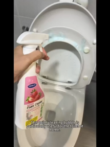 OWSLEY Toilet Bowl Bathroom Cleaner Sterilize Bubble Cleaner Mousse Bowl Cleaner Foam Spray 99.9% Anti-Bacterial 500ML