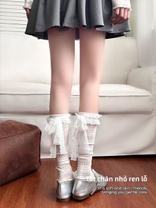 JIFANPAUL | Vớ Mỏng Mùa Hè Có Dây Kéo Trắng