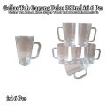 GELAS ES TEH KACA POLOS 380ML 6 PCS GROSIR MURAH. 