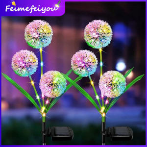 Đèn Led Đèn Ngoài Trời Chạy Bằng Năng Lượng Mặt Trời Chống Nước Tự Động Bật/Tắt Đèn Flash Bồ Công Anh Ba Đầu Bó Hoa Vòng Hoa Cổ Tích Nhiều Màu Đèn Vườn Sân Ban Công Trang Trí Cảnh Quan Đèn Năng Lượng Mặt Trời