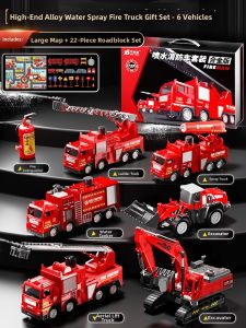 BEI JESS | Large Fire Truck Toy 3-6 Years