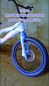 Sepeda Tremor TM-3503 DB (Rem Cakram) 20 Sepeda BMX Anak 20 inch