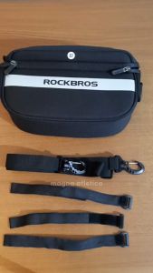 Tas Sepeda Bike Handlebar Bag Rockbros B27 Front Handle Bar Bike Gowes Hand Bag Waterproof Outdoor Multifungsi