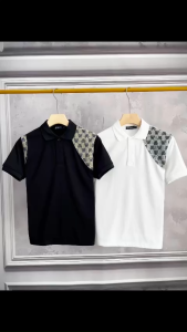 Áo Thun Cổ Bẻ HỌA TIẾT Vai Tay Ngắn Vải Cotton Co Giãn 4 Chiều Form Regular Fit - TUTEE