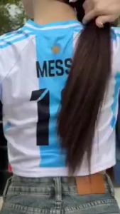 Babytee Korean style Women T-shirt Crop Tops street fashion trend short sleeve football jersey v-neck breathable 3D printed clothing