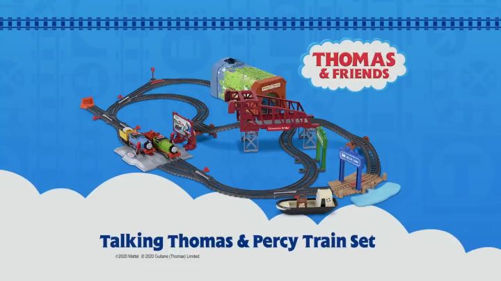 Thomas Friends Talking Thomas Percy Train Set Motorized