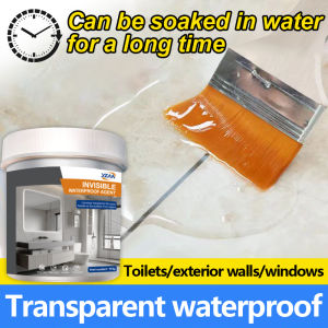 Transparent Waterproof Coating Adhesive No-Leak Invisible Glue Super Sealant Toilet Repair Tool 50-450g Material Set Gap Sealant for Home Decoration