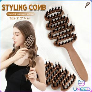 Need Massage Comb Hairbrush Wet Dry Curly Detangle Hair Brush Salon Hairdressing Styling Tool