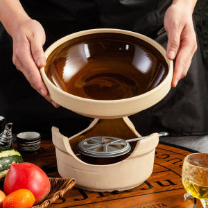 Nồi Lẩu Nhỏ Bằng Gốm Sứ Dùng Trong Nhà Bếp Nồi Lẩu Khô Nồi Lẩu Bằng Gốm Nồi Lẩu Bằng Gốm Sét Dùng Trong Nhà Hàng Thương Mại