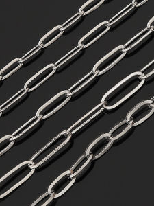 Stainless Steel O-Link Bracelet Necklace Extended Chain Handmade DIY Material Accessory Metal Chain Fashion Jewelry Parts