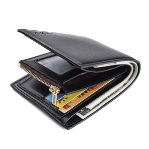 CSONLINEMALL Dompet Pria Kulit Bahan Premium PU Leather Wallet