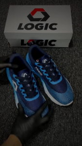 Logic - Sepatu Olahraga Biru Navy Running Ringan | Power Of Lifetime Navy Toska