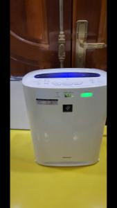 Máy lọc không khí và bù ẩm nội địa Nhật Sharp bánh xe cửa ngáp KC-A50-W (1127029) (54W)_Hàng nội địa Nhật đã qua sử dụng điện 100V