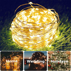 12M 120LED Solar String Light Outdoor Waterproof Fairy Lights with 8 Lighting Modes Solar Powered Cooper Wire Lights Christmas Lights Yard Patio Party Decor Multicolor/Warm white