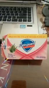 Xà Phòng Tắm Safeguard Nha Đam Với Hương Hoa Thơm Ngát 175G