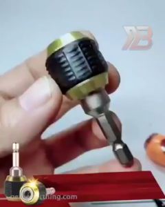 1/4" Shank Keyless Drill Bit Adapter Quick Change Driver Hex Shank Adapter Chuck Conversion