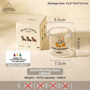 MODERN SWEETHOME | Modern Animal Party Glass Coffee Mug Set
