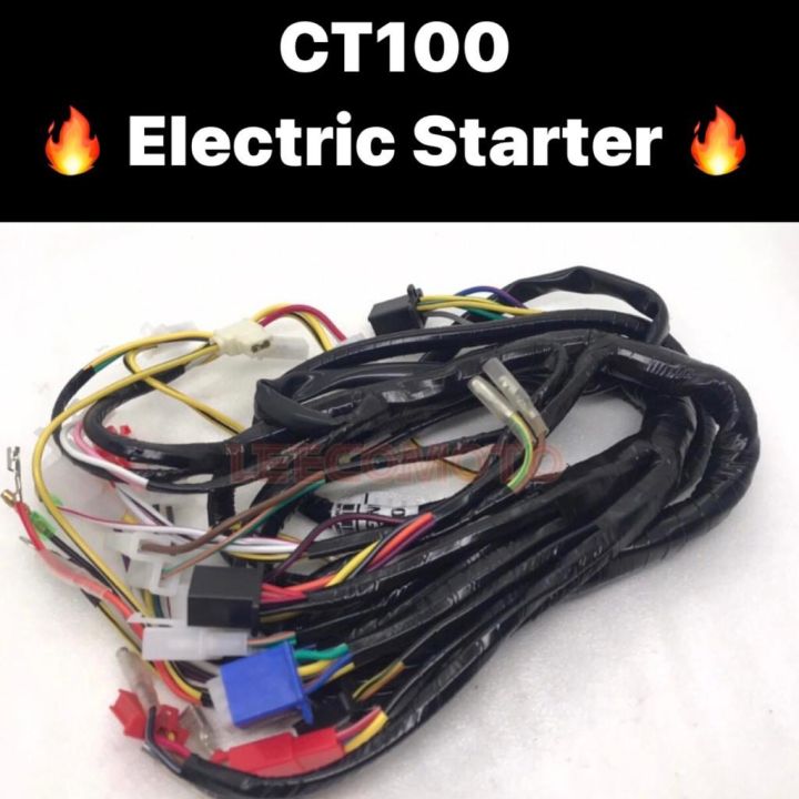 MODENAS CT100 WIRING STARTER (ST) // CT 100 CT100 WIRING HARNESS