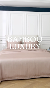 Cooling Bamboo Fitted Bedsheet Set w/o quilt cover | Soft Breathable Suitable for Humid Weather