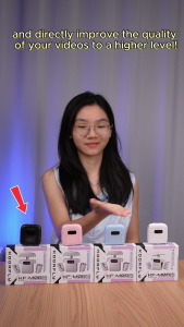 KOORFLY M8 MINI Wireless Lapel Microphone 100m LOS Range Hi-Fi Audio Smart Noise Cancellation 40H Duration Mini MIC