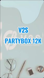 V2S Partybox 12K Wireless Bluetooth Loudspeaker Portable High-power Outdoor Karaoke Subwoofer Speaker