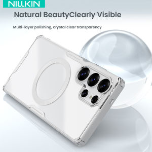 Nillkin Transparent Case for Samsung Galaxy S25 Ultra Non-Slip Full Protection Back Cover Nature TPU Pro MagSafe Phone Case