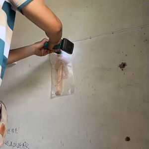 100 Cái Túi đựng hứng bụi máy khoan rút lõi Túi dán tường hứng bụi và nước Tiện lợi -AENEA