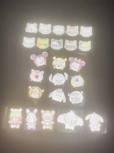 Miếng dán phản quang xe máy hoạt hình/trang trí xe điện/miếng dán trang trí chống trầy xước thân xe/miếng dán cảnh báo