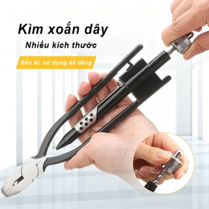 Kìm xoắn cắt dây an toàn thép carbon cao cấp 6/9 inch đa kích thước bền sử dụng đơn giản sửa chữa