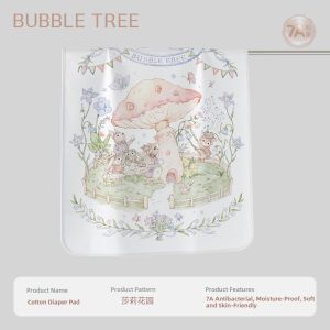 BUBBLE TREE | Waterproof Washable Child-specific Pure Cotton Breathable Mattress Pad