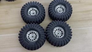 Lốp Xe RC Cao Su RED SPIDER 4 Chiếc 1.3 Inch Dành Cho Xe Mô Hình RC Địa Hình Đá 1/18 TRX4M 1/24 SCX24 FMS Ascent-18