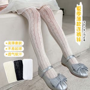 Girls Pantyhose Lolita Baby Spring & Fall Base Socks Summer Thin White Princess Mesh Kids Stockings