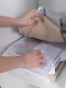 1PC T-Shirt Clothing Dividers Clothes Stacking Board Folder Closet Organizer Space Saving Storage / Papan Susun Baju