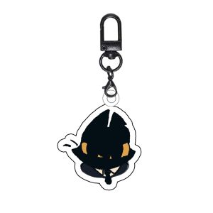 Bandai | for Animal Hospital Game Liz Rattina Ratthew Hazmat Cat Acrylic Keychain Creativity Peripheral Backpack Pendant Festival Gift