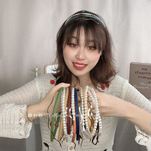 Yaru Initial Three-Piece Set Pearl Metal Hair Accessories Womens Versatile Wave Design Simple Stylish Korean Japanese Style